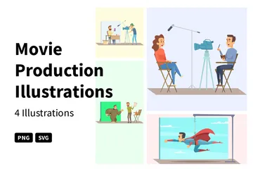 Movie Production Illustration Pack