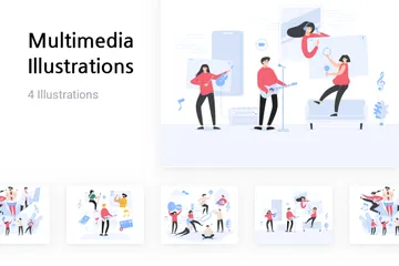 Multimedia Illustration Pack