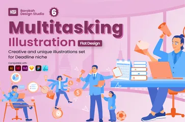 Multitarea 1 Illustration Pack