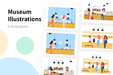 Museum Illustration Pack