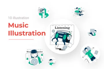 Music Illustration Pack