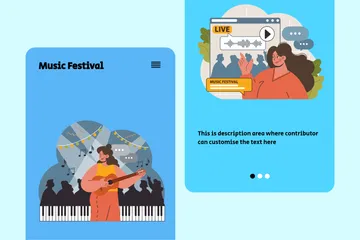 Music Festival Illustration Pack