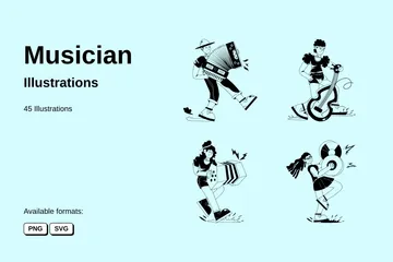 Musician Illustration Pack
