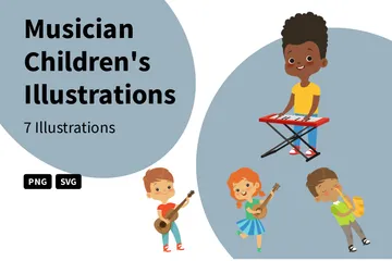 Musician Children's Illustration Pack