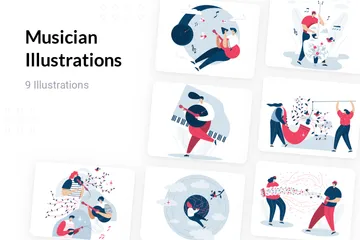 Musician Illustration Pack