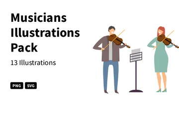 Musicians Illustration Pack