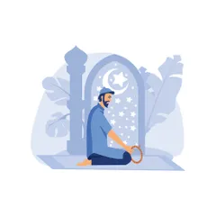 Muslim Prayer Illustration Pack