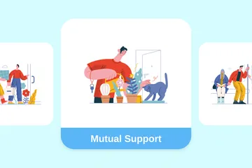 Mutual Support Illustration Pack