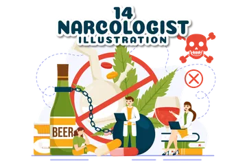 Narcologist Illustration Pack