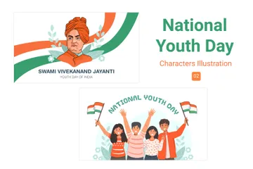 National Days Illustration Pack