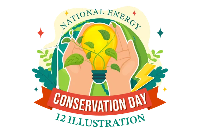 National Energy Conservation Illustration Pack - 12 Nature ...