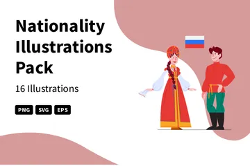 Nationality Illustration Pack