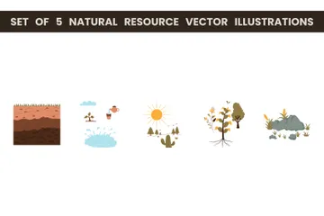 Natural Resource Illustration Pack