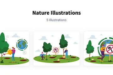 Natureza Pacote de Ilustrações