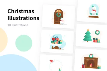 Navidad Paquete de Ilustraciones