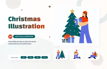 Navidad Paquete de Ilustraciones