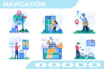 Navigation Illustration Pack