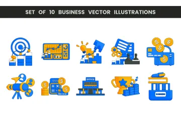 Negócios Pacote de Ilustrações