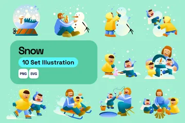 Neige Pack d'Illustrations