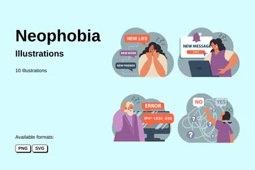 Neophobia Illustration Pack