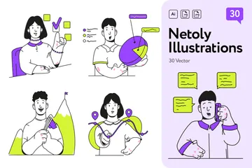 Netoly Business Illustration Pack