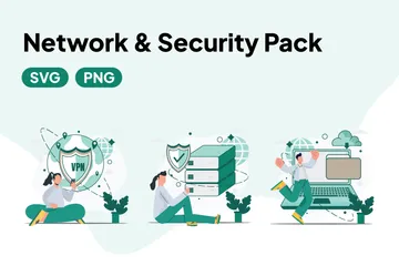 Network Pack Illustration Pack