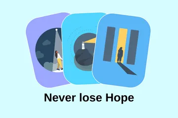Never Lose Hope Illustration Pack