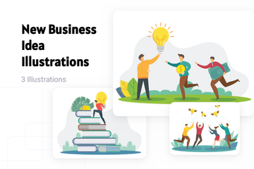 New Business Idea Illustration Pack