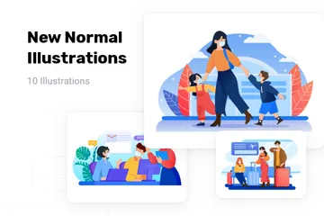 New Normal Illustration Pack