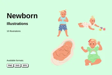 Newborn Illustration Pack