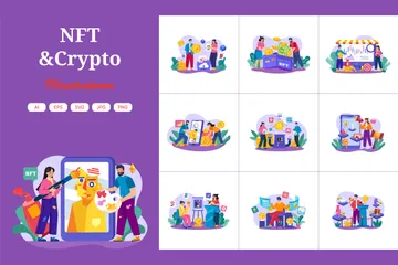NFT & Crypto Illustration Pack