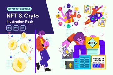 NFT & Crypto Illustration Pack