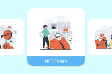 NFT Token Illustration Pack