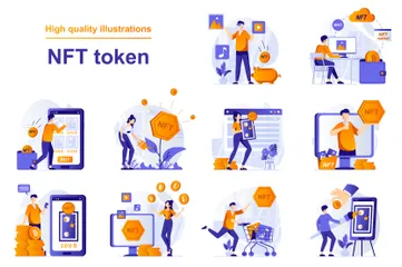 NFT Token Illustration Pack