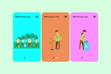 NGO Illustration Pack