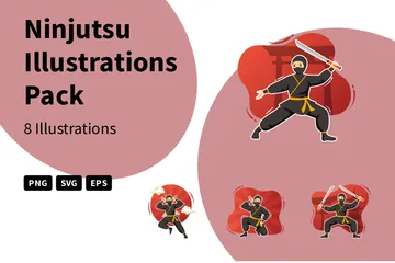 Ninjutsu Pack d'Illustrations