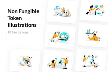 Non Fungible Token Illustration Pack