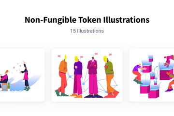 Non-Fungible Token Illustration Pack