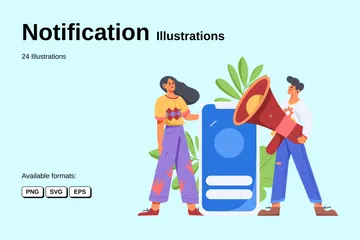 Notificación Paquete de Ilustraciones