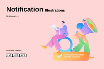 Notificación Paquete de Ilustraciones