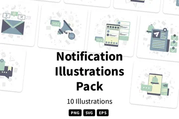 Notification Illustration Pack