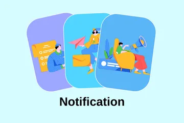 Notification Illustration Pack