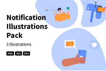 Notification Illustration Pack