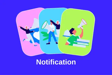 Notification Illustration Pack