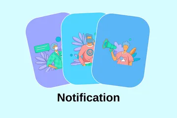 Notification Illustration Pack