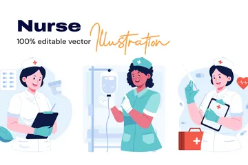 Nurse Illustration Pack