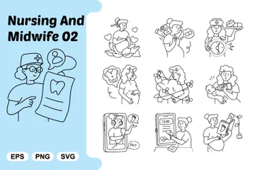 Nursing And Midwife Volume 2 Illustration Pack