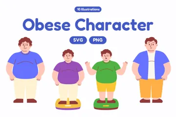 Obese Illustration Pack