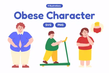 Obese Illustration Pack