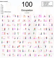 Occupation Illustration Pack